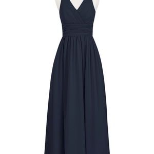 Azazie evening gown dress with pockets